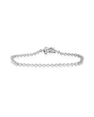 14K 3.00 Ct. Tw. Lab-Grown Diamond Tennis Bracelet