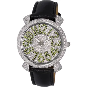 Adee Kaye Women's Flushy Silver Dial Watch - AK2001-LGN