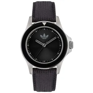 Adidas Men's Originals Expression One Black Dial Watch - AOFH23016
