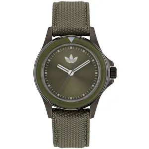 Adidas Men's Originals Expression One Green Dial Watch - AOFH23017