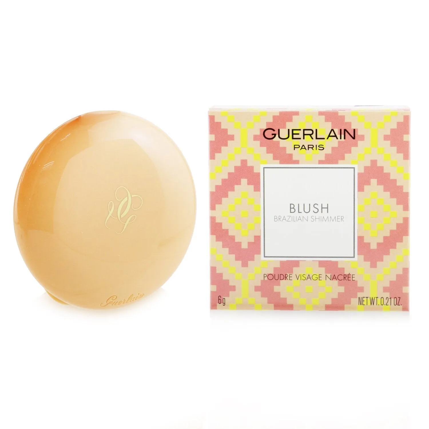 Guerlain Blush Brazilian Shimmer Pearly Face Powder  6g/0.21oz