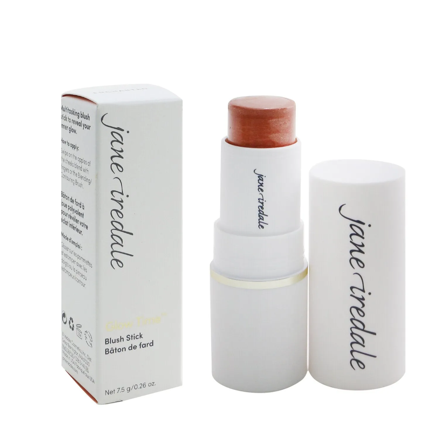 Jane Iredale Glow Time Blush Stick - # Glorious (Chestnut Red With Gold Shimmer For Dark To Deeper Skin Tones)  7.5g/0.26oz