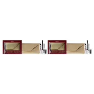 Pupa Milano Vamp! and Multiply Set by Pupa Milano for Women - 3 Pc 0.32oz Vamp! Mascara - 100 Black. 0.03oz Multiplay Eye Pencil - 09 Black. Wallet - Pack of 2